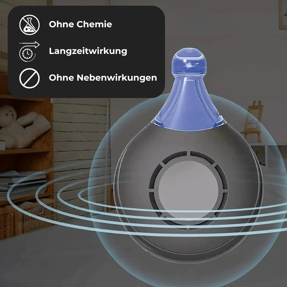 Zeckenhalsband für Hunde mit Ultraschall-Technologie – chemiefrei, langanhaltend wirksam und ohne Nebenwirkungen für dein Haustier.