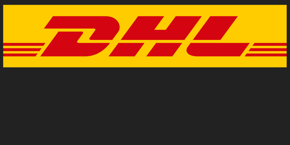 DHL Logo für den Premiumversand bei HUNDESCHATZ