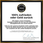 HUNDESCHATZ™ - 100% Zufriedenheitsgarantie oder Geld-zurück – risikofreies Rückgaberecht von einem Monat für alle Produkte.