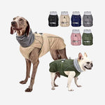 Winter Hundejacke "Nordwind" – HUNDESCHATZ™ für Hunde, erhältlich in verschiedenen Farben, ideal für kalte Temperaturen, mit einem hohen Kragen und verstellbarem Gurt für optimalen Tragekomfort und Schutz.